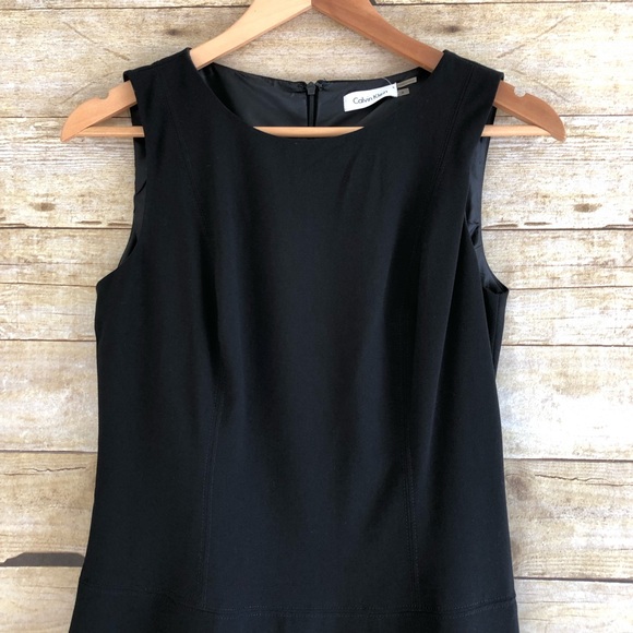 Calvin Klein Black Fit and Flare Dress - Picture 3 of 6